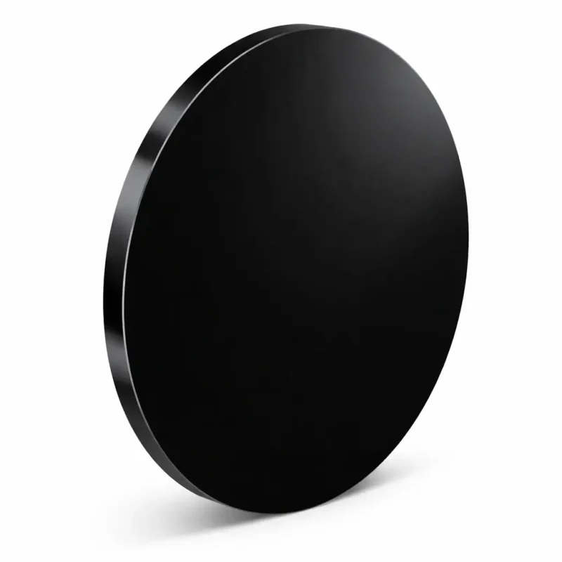Projectile Noir Rond Plexiglass rond Noir Opaque 5 mm – Commandez sur mesure