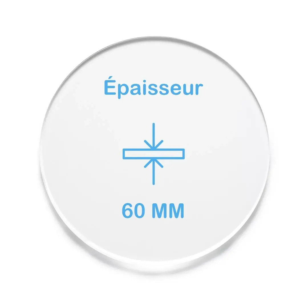 Rond Plexiglass 60 mm