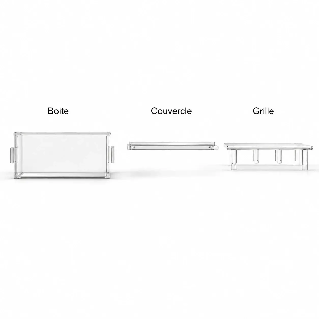 Bac de Sueur Artificielle Plexiglass Étanche – Kit Complet 3 Bac Sueur Artificielle Plexiglass