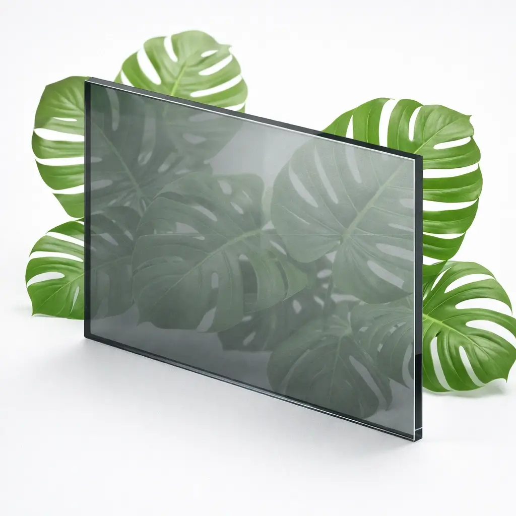 Plexiglass Gris Fumé 3 mm sur mesure transparent transmission lumineuse 51 pourcents