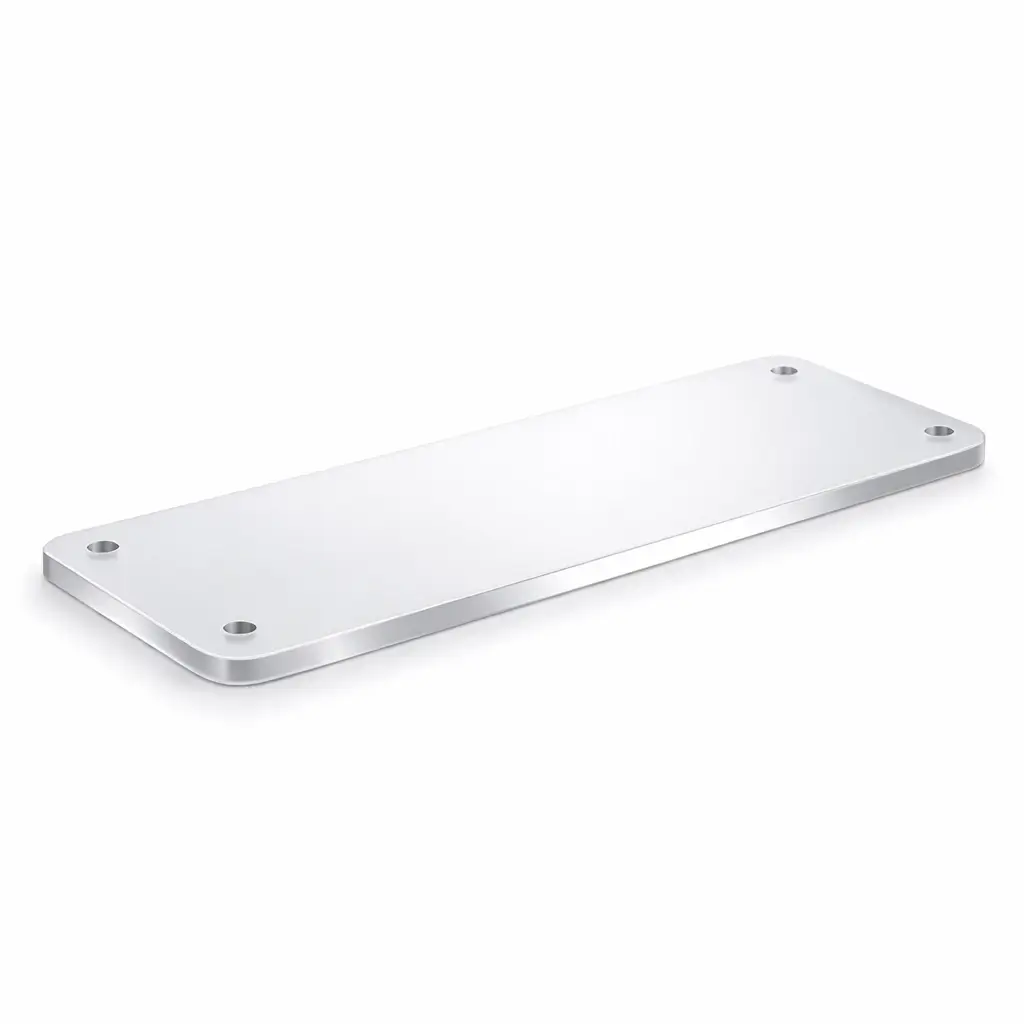 tablette plexiglass dépoli satiné 15 mm sur mesure étagère
