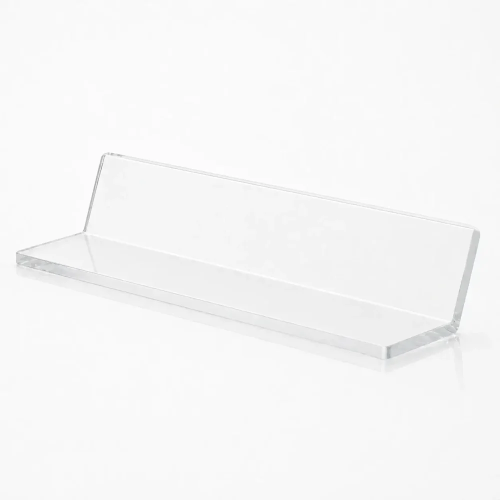 Capot plexiglass plié transparent 6 mm angles 125 degrés dimensions 1138 mm