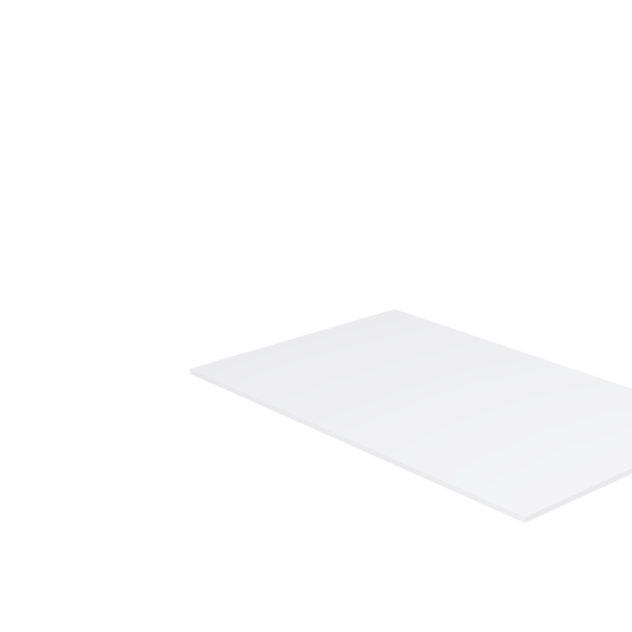 Découpe de Plaque Plexiglass Transparent Premium (Coulé) 148x78cm | 5 mm | Angles: Arrondis | Rayon: 100 mm | Champs: Polis (Découpe Laser)