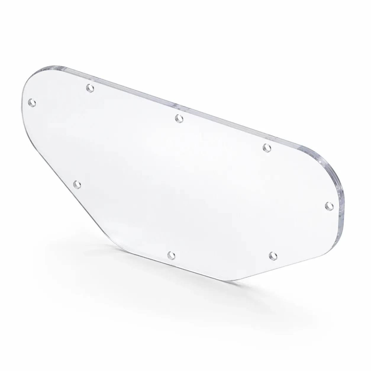 Hublot en polycarbonate transparent épaisseur 8 mm sur mesure avec perçages