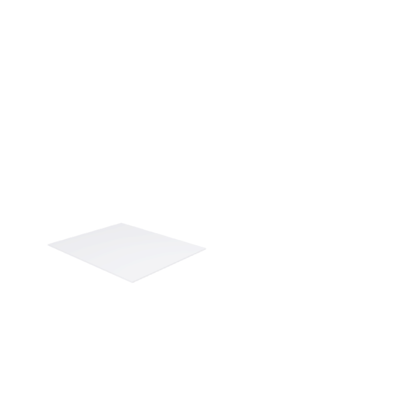Découpe de Plaque Plexiglass Transparent Premium (Coulé) 9.4x7.5cm | 5 mm | Angles: Carrés | Champs: Polis (Découpe Laser)
