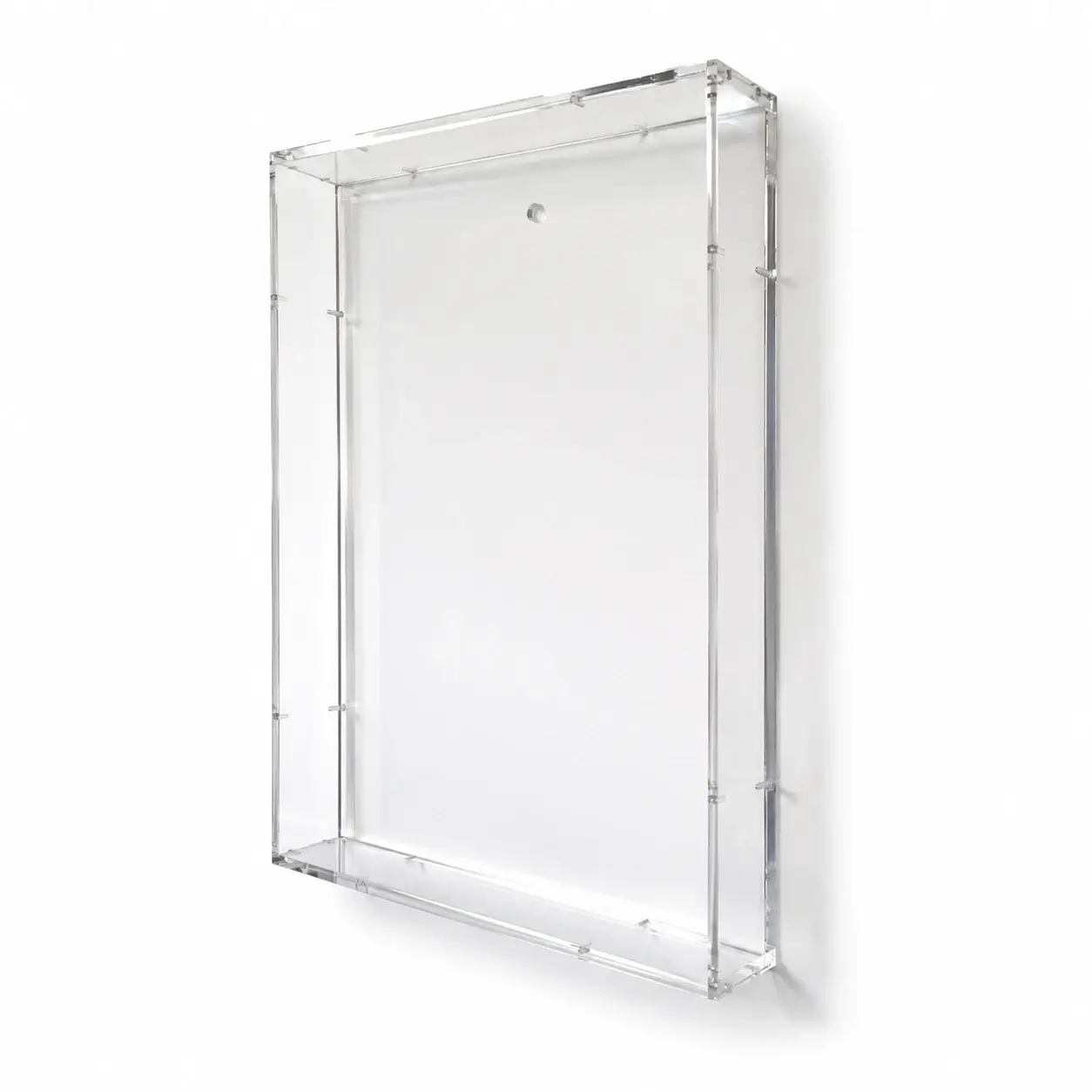 Vitrine Murale sur Mesure en Plexiglass Transparent