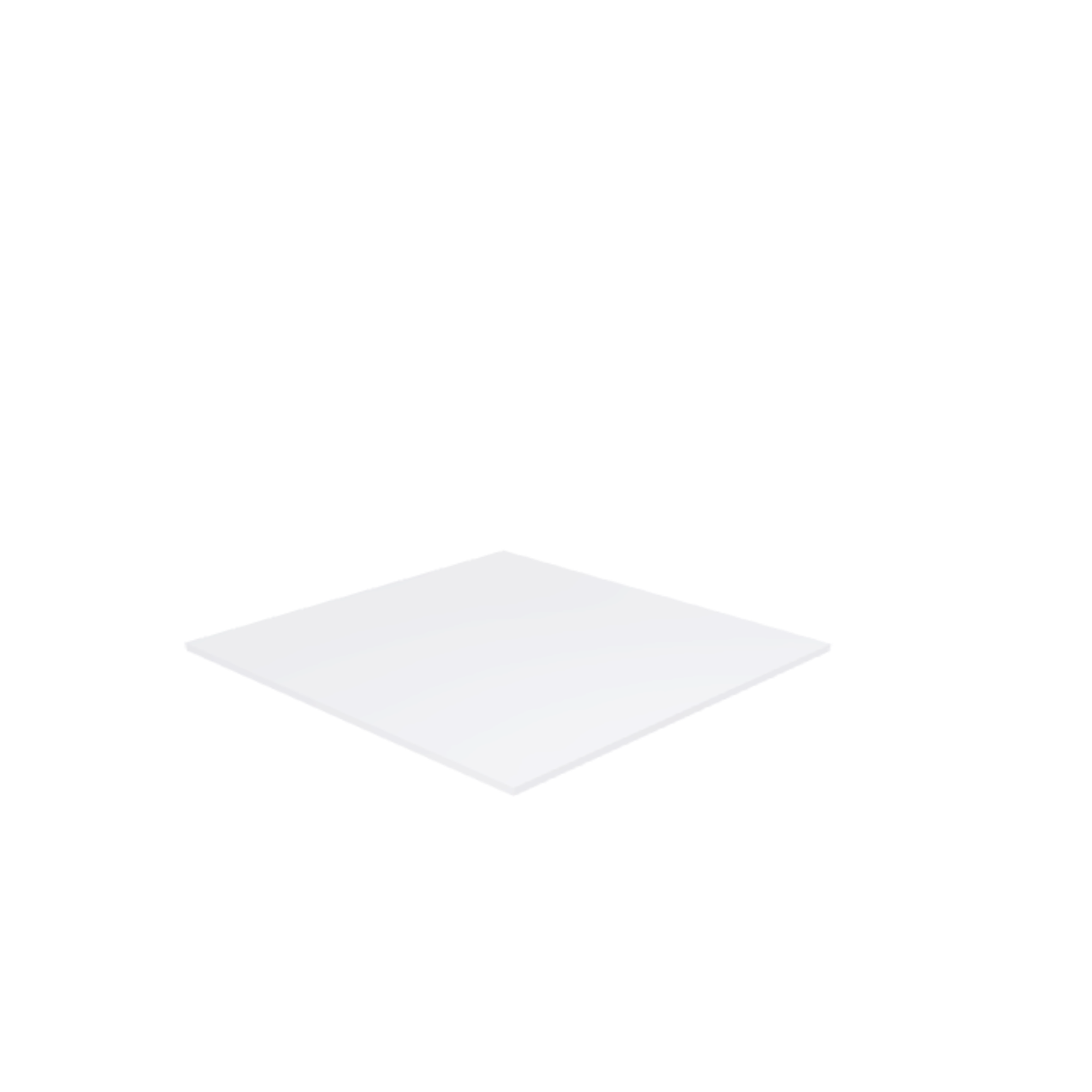 Découpe de Plaque Polycarbonate Incassable Transparent 20x20cm | 8 mm | Angles: Carrés | Champs: Polis (Découpe Laser)