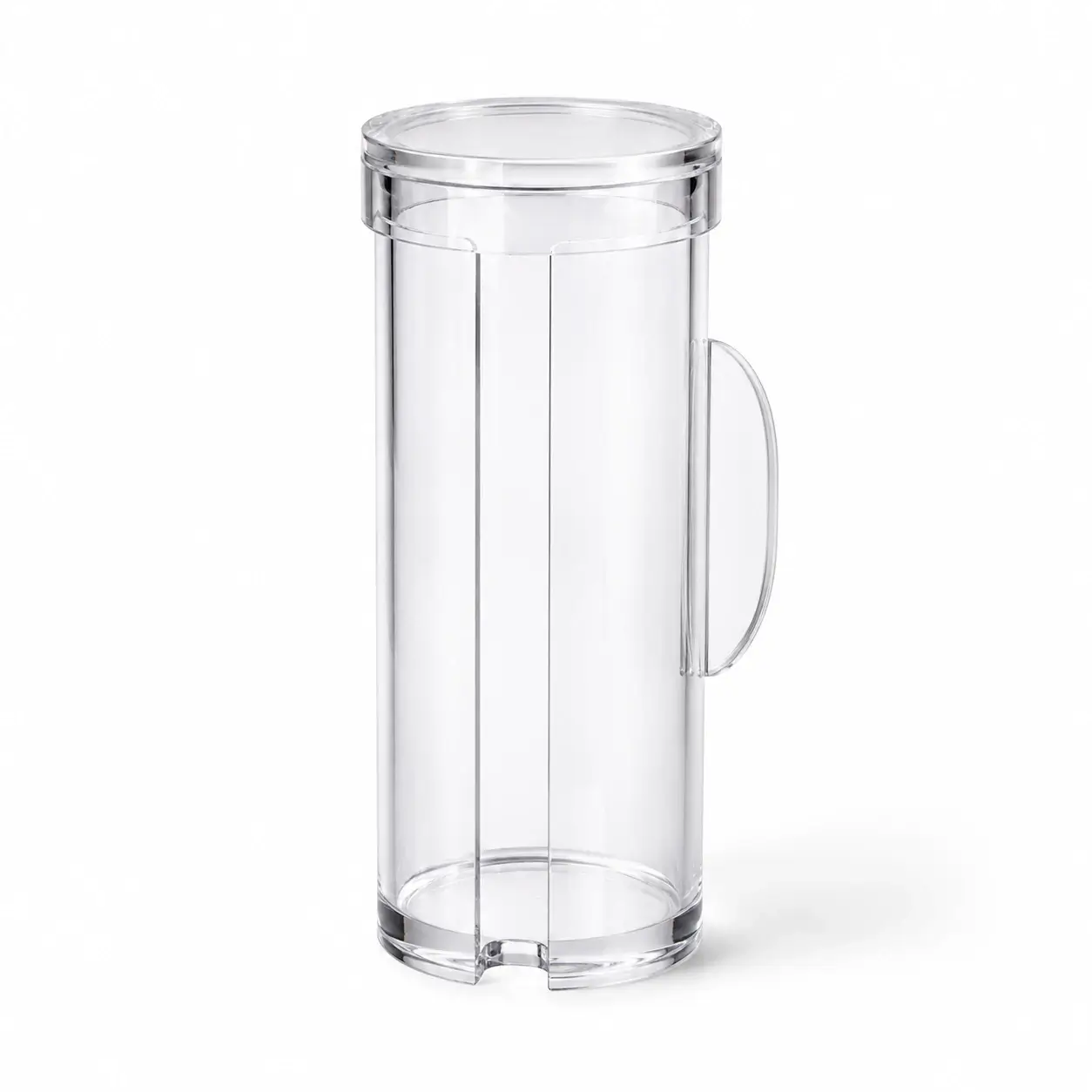 Porte-blinis transparent en Plexiglass pour service événementiel diamètre 60 mm hauteur 140 mm