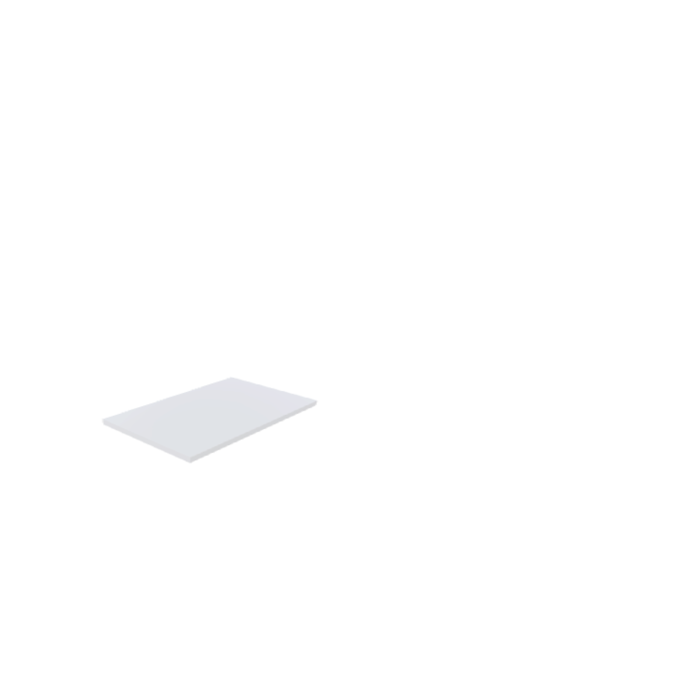 Découpe de Plaque Plexiglass Translucide Dépoli Premium 30x50cm | 15 mm | Trous Ø4,5mm aux 4 angles - éloignement des bords 20 mm | Angles: Carrés | Champs: Polis (Découpe Laser)