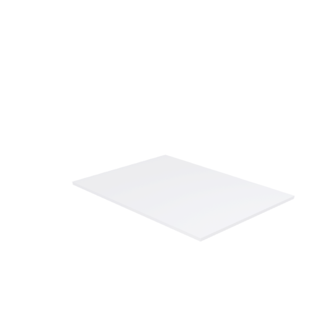 Découpe de Plaque Plexiglass Transparent Premium (Coulé) 70x45cm | 8 mm | Angles: Arrondis | Rayon: 5 mm | Champs: Polis (Découpe Laser)