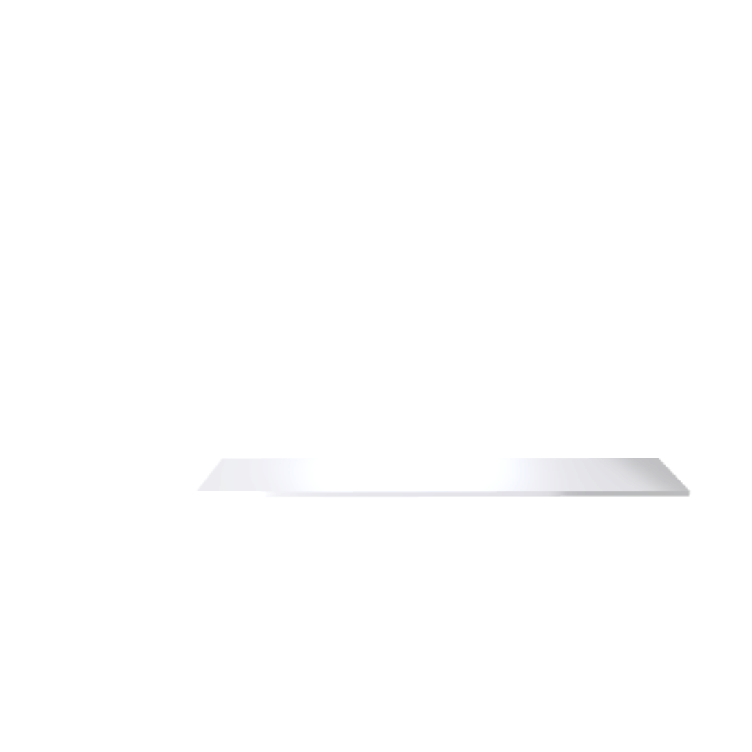 Découpe de Plaque Plexiglass Transparent Premium (Coulé) 130x36cm | 4 mm | Angles: Carrés | Champs: Polis (Découpe Laser)
