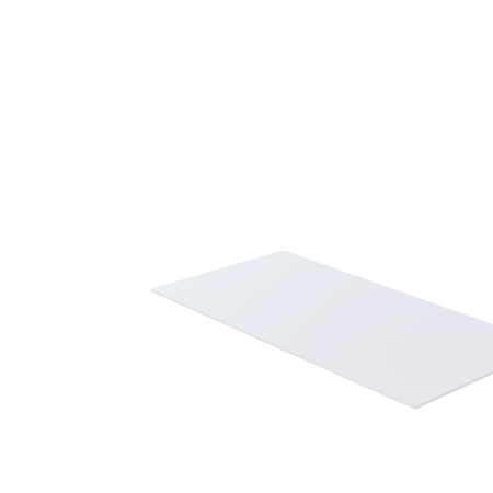 Découpe de Plaque Plexiglass Blanc Diffusant 140x59cm | 3 mm | Angles: Carrés | Champs: Polis (Découpe Laser)
