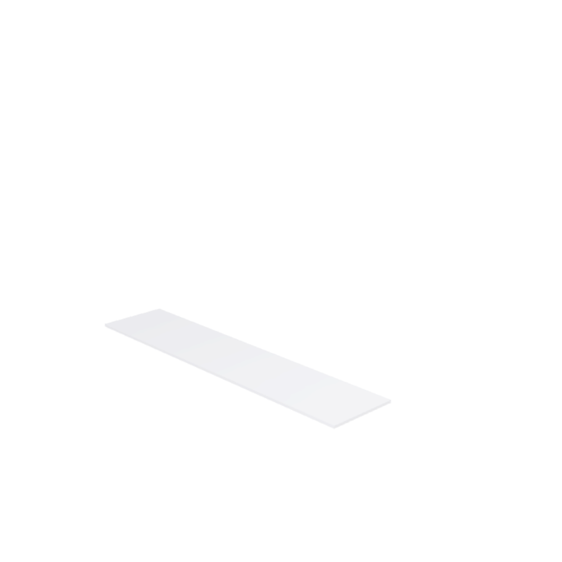 Découpe de Plaque Plexiglass Transparent Premium (Coulé) 300x60cm | 4 mm | Angles: Carrés | Champs: Polis (Découpe Laser)