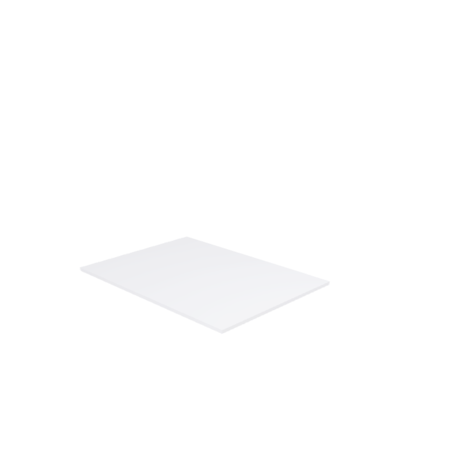 Découpe de Plaque Plexiglass Transparent Premium (Coulé) 123.8x83cm | 8 mm | Angles: Carrés | Champs: Polis (Découpe Laser)