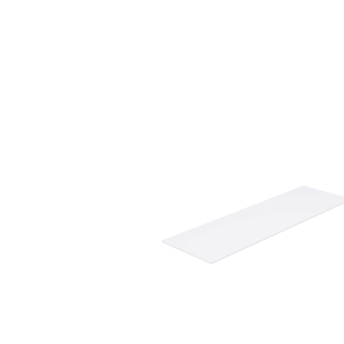 Découpe de Plaque Plexiglass Transparent Premium (Coulé) 3.6x13cm | 4 mm | Angles: Carrés | Champs: Polis (Découpe Laser)