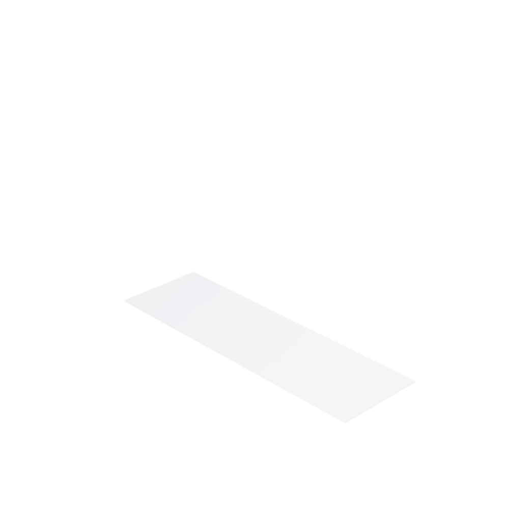 Découpe de Plaque Plexiglass Transparent Premium (Coulé) 140x36cm | 3 mm | Angles: Carrés | Champs: Polis (Découpe Laser)